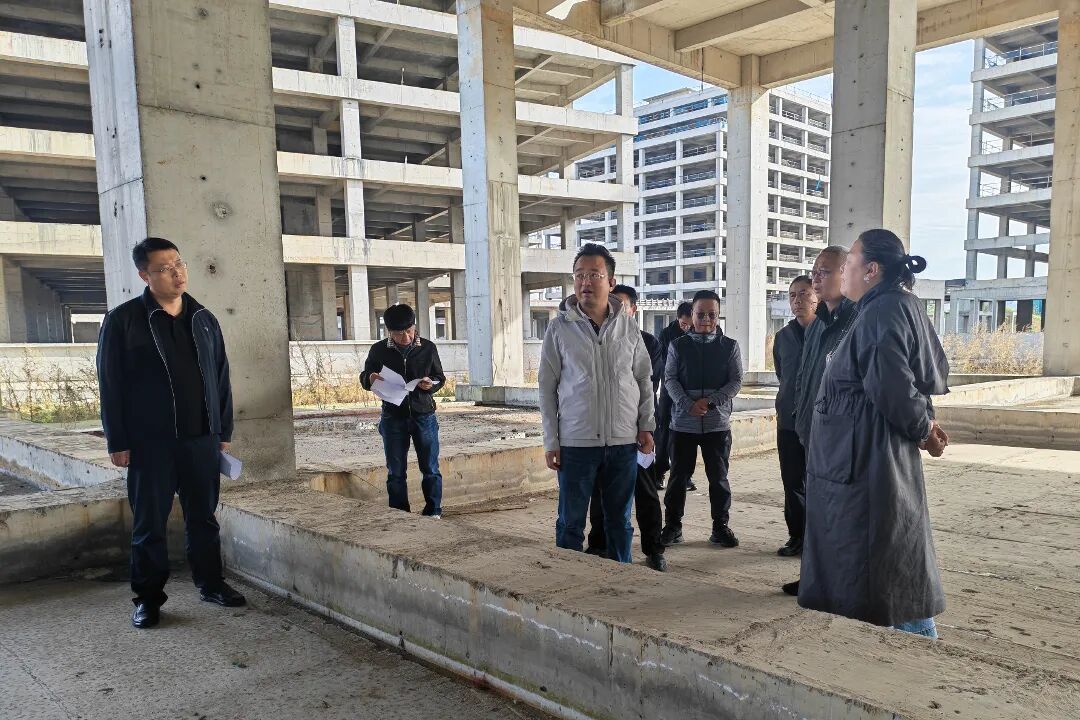 长治高新区调研翟店工业园项目建设